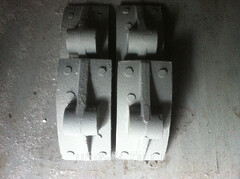 Тормозная колодка РДК-250 (главный/вспомподъем)