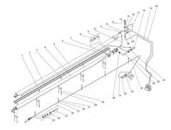 Гидрооборудование телескопической стрелы КС-55713-1В.84.500-2