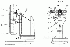 Установка запасного колеса КС-3574.90.000