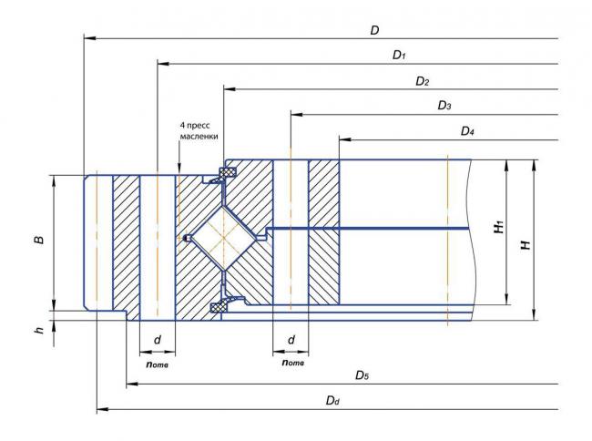 Опора поворотная КС-65721-6.31.100; -01