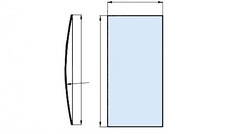 Стекло кабины лобовое Ивановец МСИМ-32.700.100