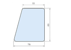 Стекло боковое KC-3579.58.014