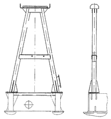 Установка стойки поддержки КС-45717К.37.000-1