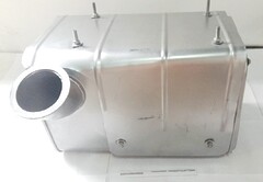 Глушитель Shaanxi F3000 (БЕЗ ПОДОГРЕВА КУЗОВА)