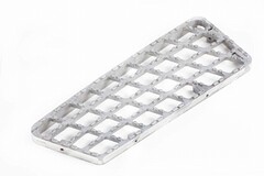 Подножка левая центральная F3000 (аллюминевая)