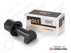 Шпилька переднего колеса с гайкой без насечки М22х90