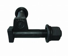 Болт заднего колеса с гайкой без насечки Shacman F3000