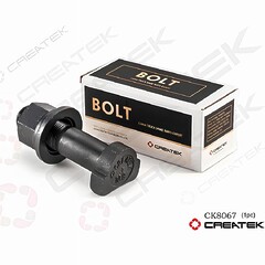 Шпилька переднего колеса с гайкой, HOWO T5G, SITRAK C7H