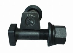 Шпилька колесная передняя с гайкой М23 БЕЗ НАСЕЧКИ HOWO AZ9100410104 LEO