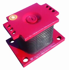 Подушка задней рессоры универсальная 6отв HOWO SHACMAN AZ9725520276 LEO