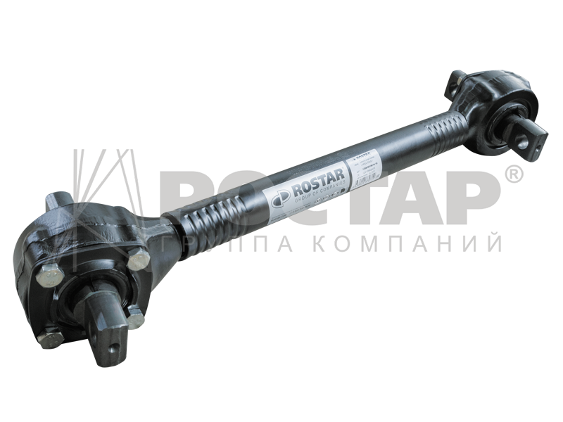Тяга реактивная L=650*152*d21 продольная кривая Shaanxi F2000 1358-2919010-10 Ростар