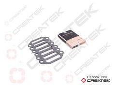 Прокладка выпускного коллектора паронит HOWO A7 D12 ЕВРО-3 CREATEK