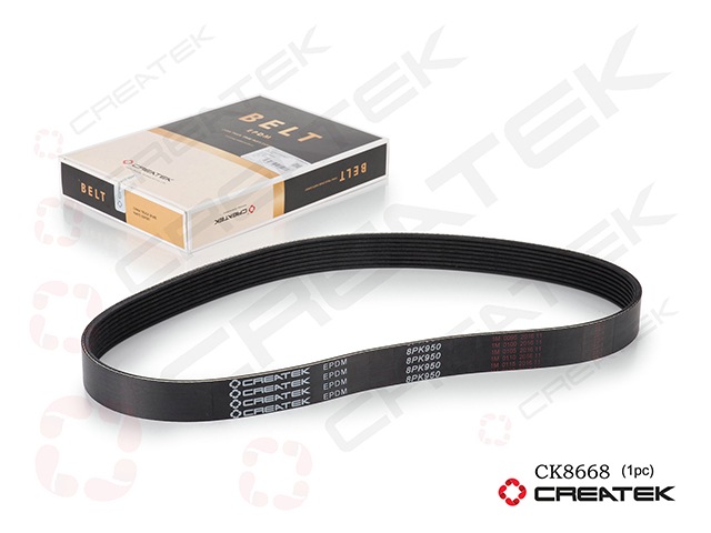 Ремень 8РК950 генератора CREATEK
