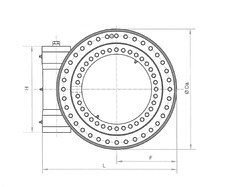 Опорно-поворотное устройство ОП-595.000.02 (200178A) CS Machinery CSS 707